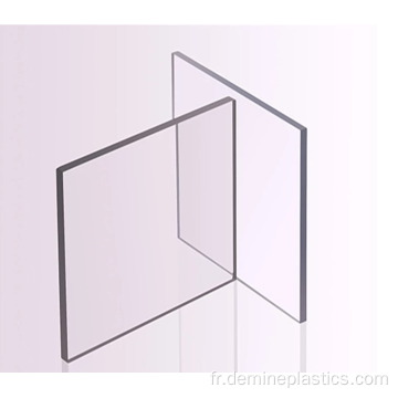 Feuille de polycarbonate en feuille de plexiglas en plastique dur de 10 mm